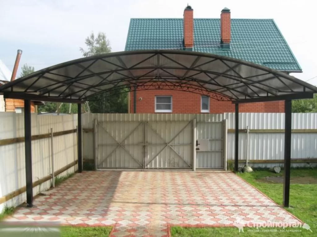 Навес из поликарбоната 4х6