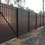 Забор из профнастила Премиум