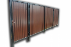 Ворота и калитка в рамке