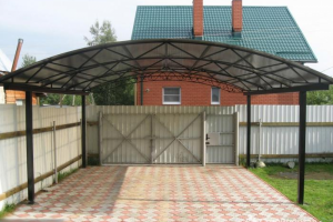 Навес из поликарбоната 4х6