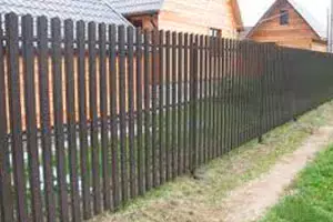 Забор (штакетник) 1.8 м высотой